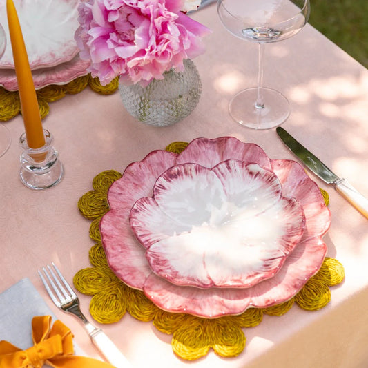 Pink Tulip Dinner Plate