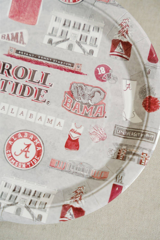 The University of Alabama Paper Plate Pack