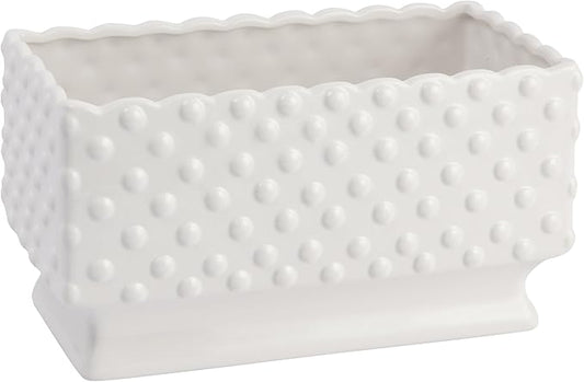 White Rectangular Vase