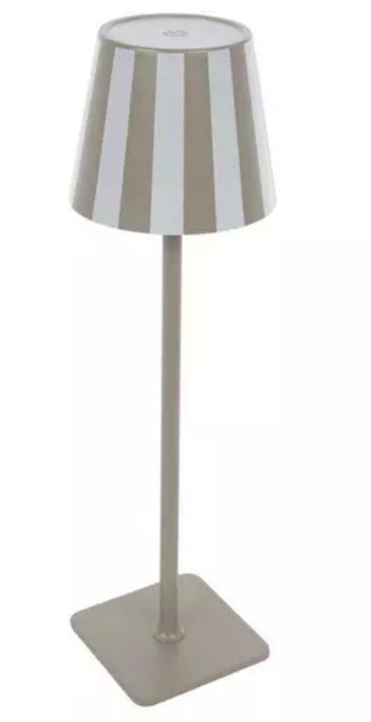 Striped Rechargeable Table Lamp