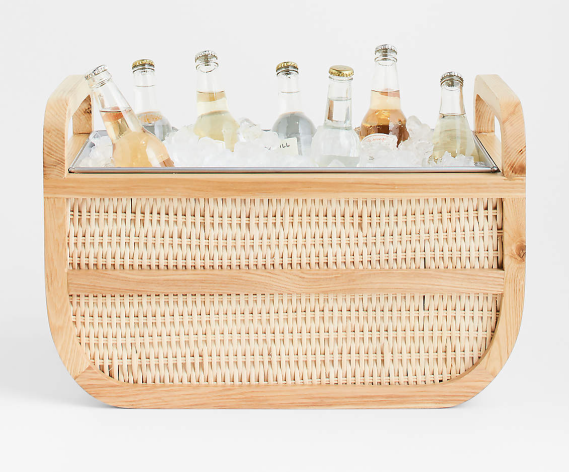 Rattan Beverage Cooler