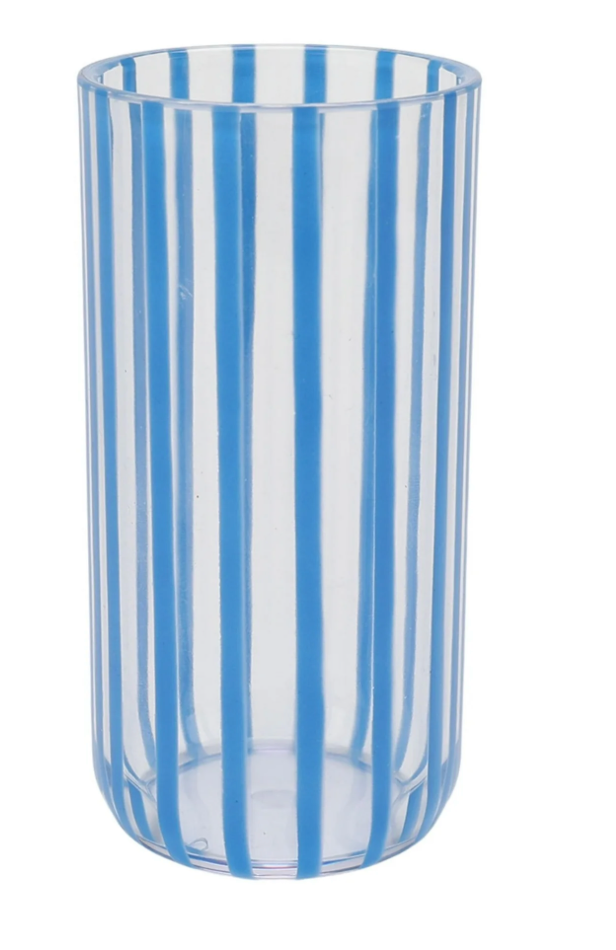 Acrylic Blue Drinking Glass