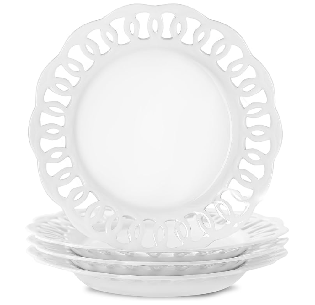 Lattice Edge Dinner Plate