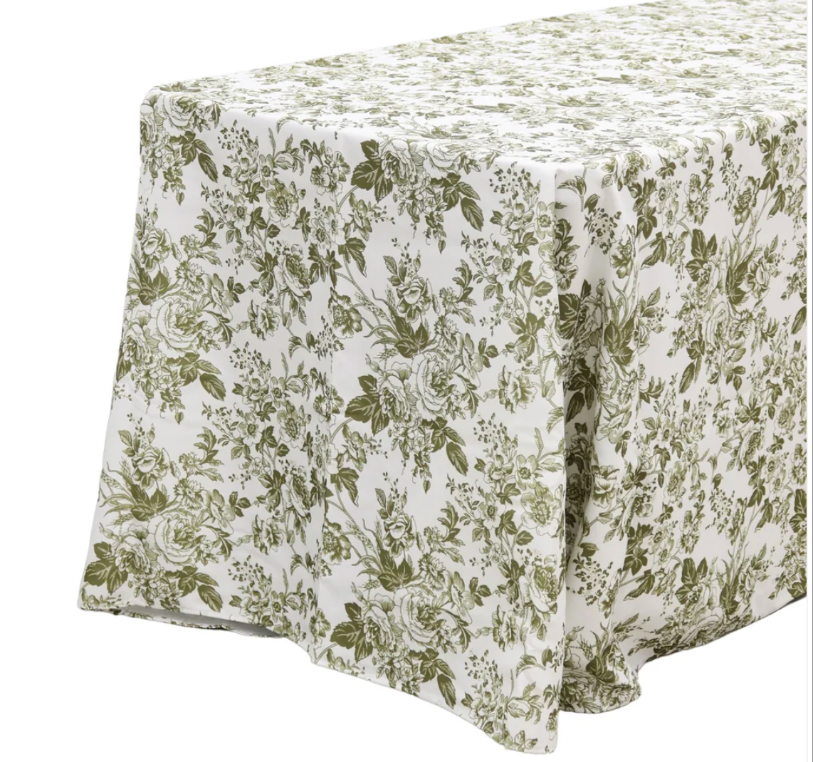 Olive Green Floral