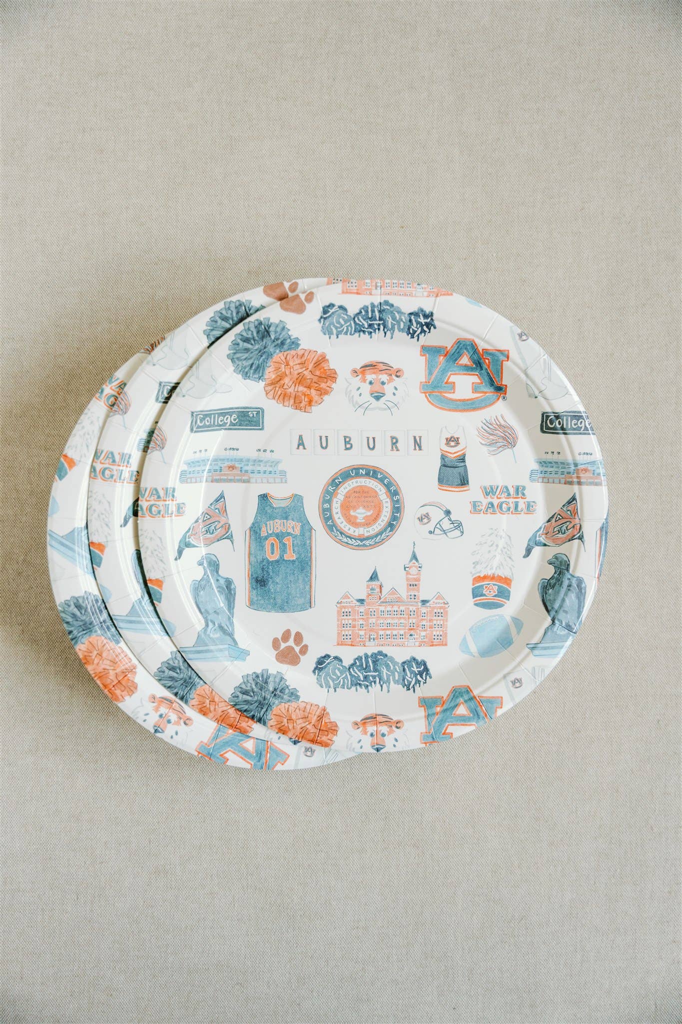 Auburn University Paper Plate Pack