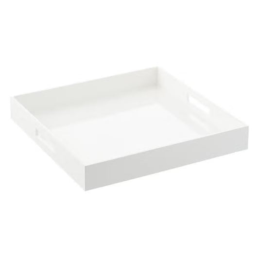 Large White Acrylic Tray